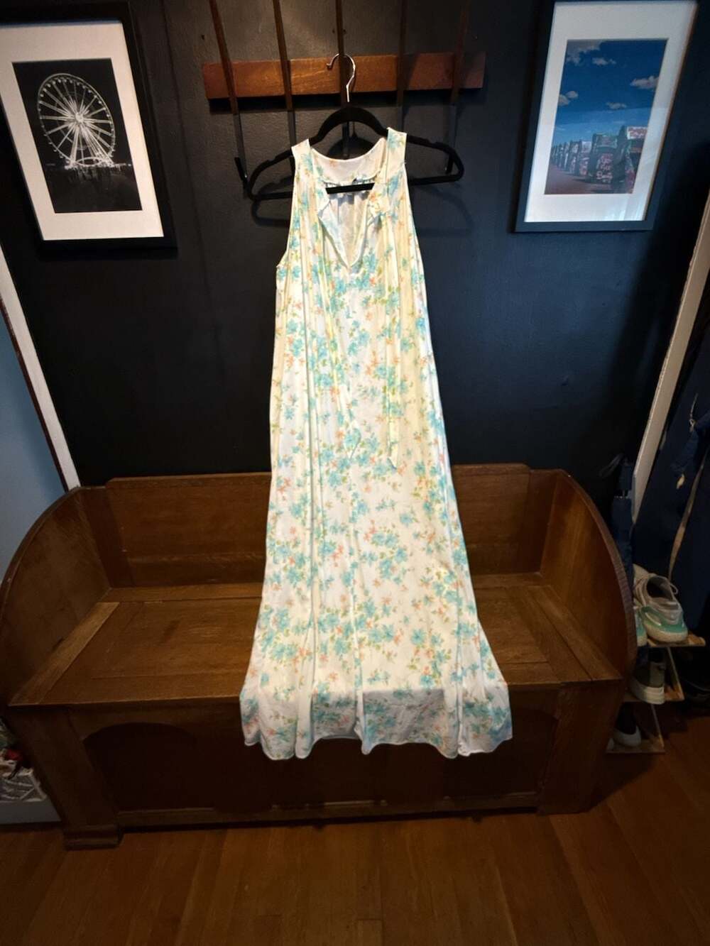 Lord & Taylor Vintage Floral Maxi Nightgown